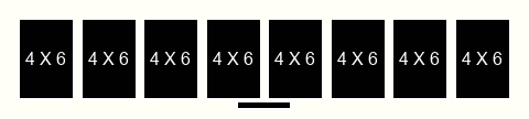 4 X 6 inch Photos X 8 withTitle Box