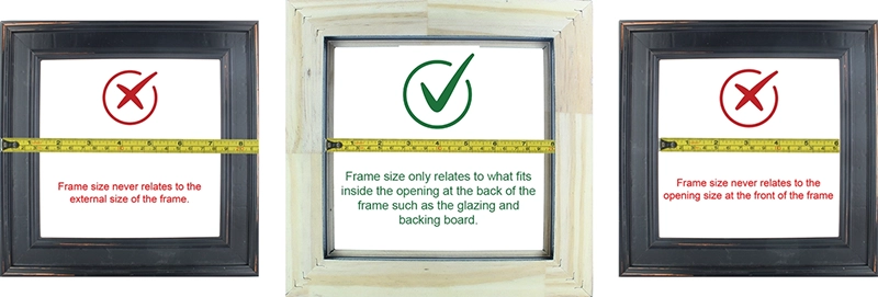 picture frame sizes